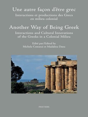 cover image of Une autre facon d'etre grec